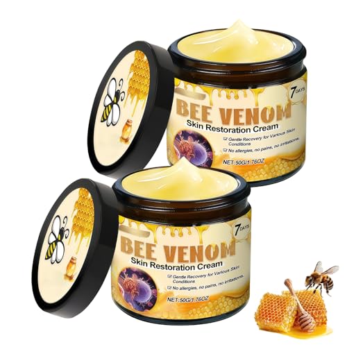 Bienengift-Hautregenerationscreme, Gesichtscreme zur Faltenentfernung, strafft die Haut effektiv und reduziert Unreinheiten, spendet tiefenwirksam Feuchtigkeit für alle Hauttypen (2pcs) Bienengift-Hautregenerationscreme, Gesichtscreme zur Faltenentfernung, strafft die Haut effektiv und reduziert Unreinheiten, spendet tiefenwirksam Feuchtigkeit für alle Hauttypen (2pcs)