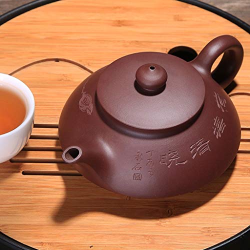 Tetera puede calentar de cerámica con filtro integrado para infusión Kung Fu 6