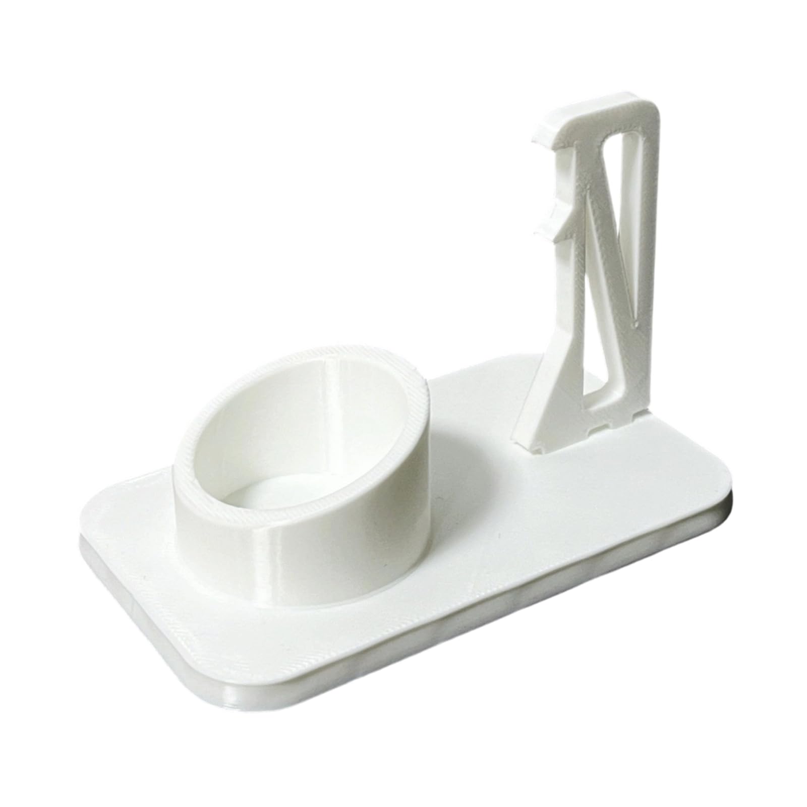 Oxxggkao White Creative Workshop Paint Bottle Stand Holder With Quickly Release Slot And Lightweight Portable Design Easy Access Owner Planner