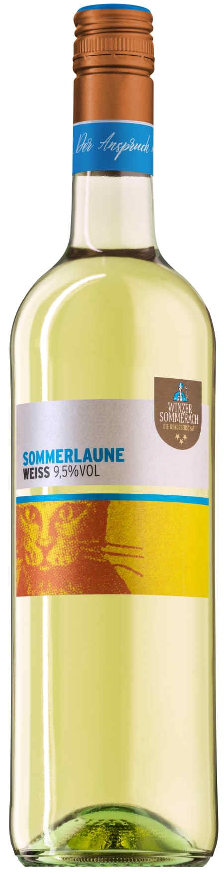 Winzer Sommerach Sommerlaune weiss 2025 (1x 0,75L) | fruchtig | Weißwein | Deutschland | Bacchus