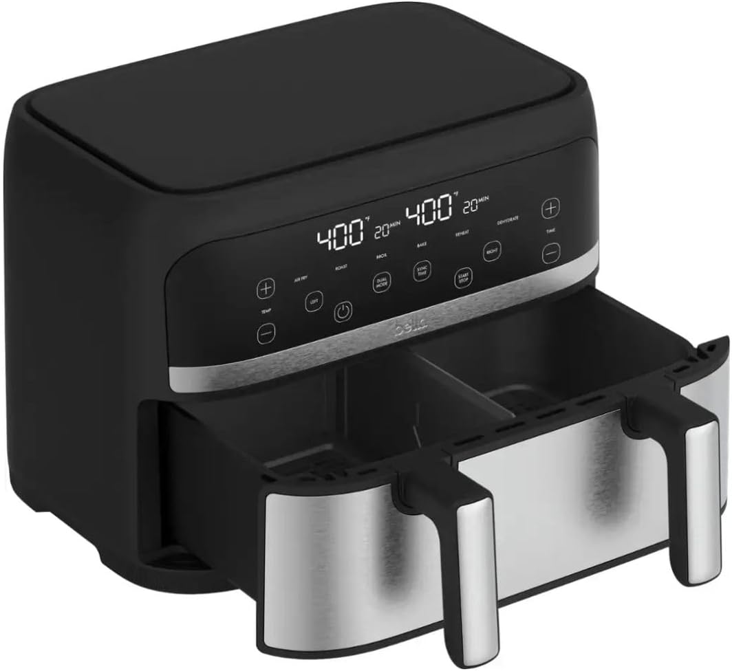 bella-PRO TriZone Air Fryer control panel