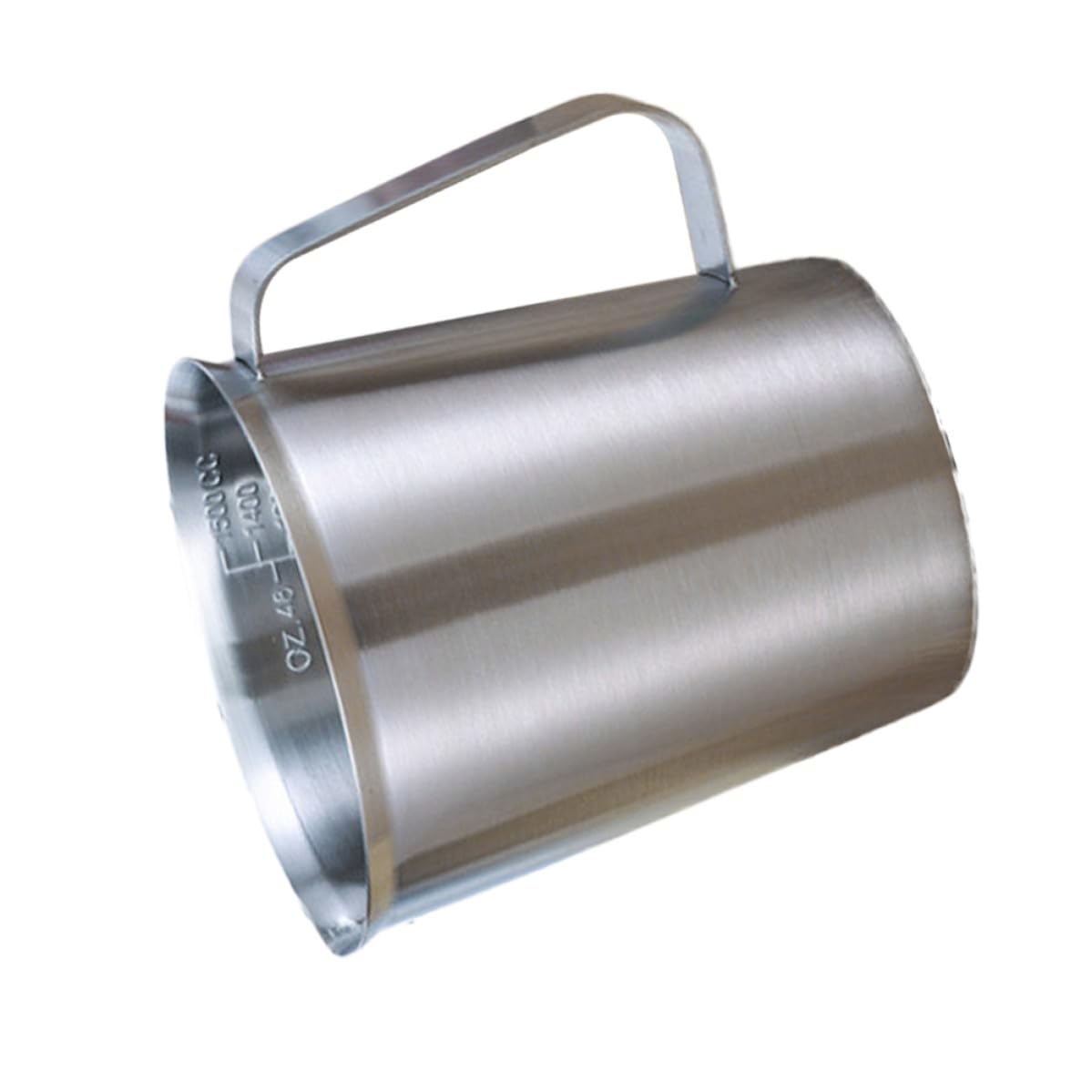 Taza Anticaídas Acero con 1500ml de Inoxidable Mango Medidora Diseño para Hornear y Medir Líquidos Cocina
