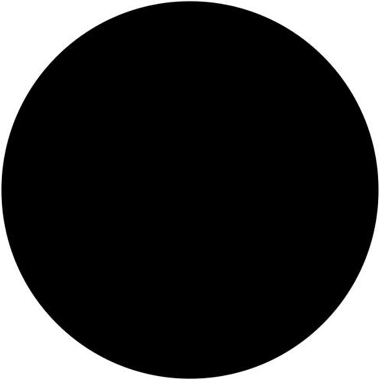 20PCS Acrylic Plexi Circle Round Discs, Acrylic Display Base, Plexiglass Circles 1/8" (Black, 4")
