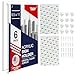 Acrylic Sign Holder 8.5 x 11 - Clear Frame Paper Holder with Multiple Mounting Options Included, Wall Mount Frame 8.5x11 inches, Perfect for Home, Office, Store, Restaurant, School and More (6 Pack)