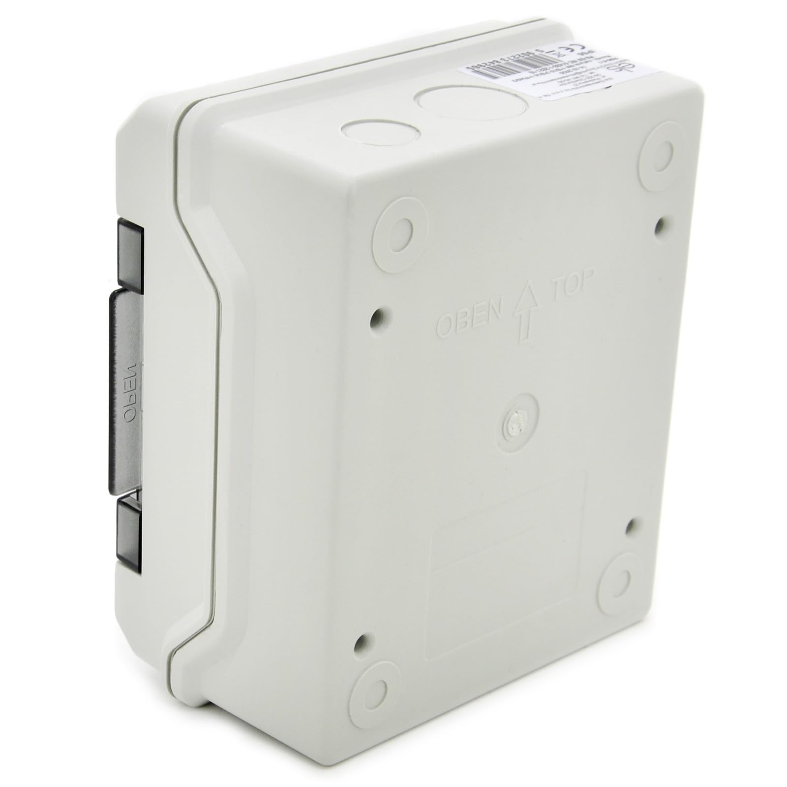 ELS Elektrotechnika Feuchtraum Verteilerkasten IP66 Aufputz | 6 Module Sicherungskasten Vormontiert mit FI-Schutzschalter & 4x LS (1xB10/3xB16) Typ A - UV-Beständig Outdoor