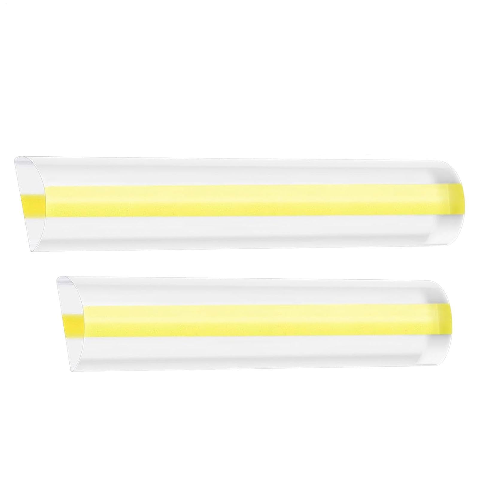 2 x Drawing Magnifying Ruler de acrílico transparente para estudiantes y dibujo técnico 8