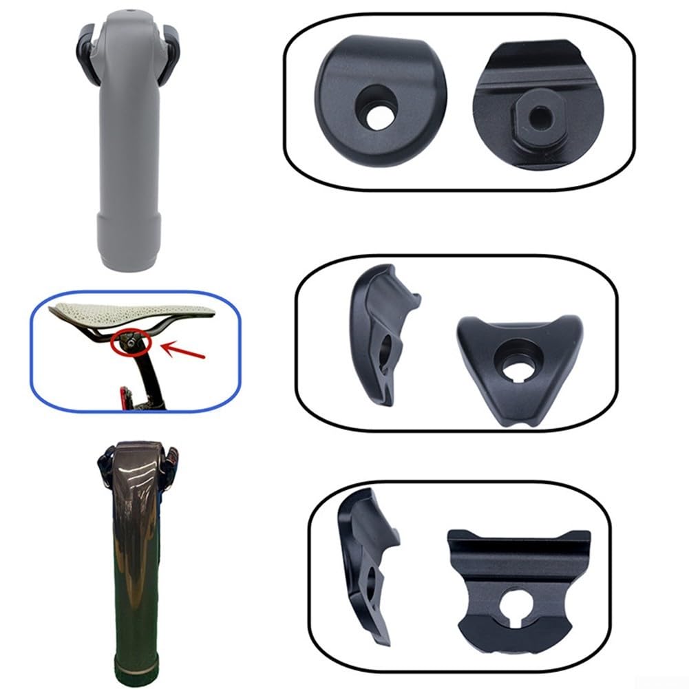 Clip Reggisella Per Bici Da Strada In Lega Di Alluminio, Nero - Foto 5