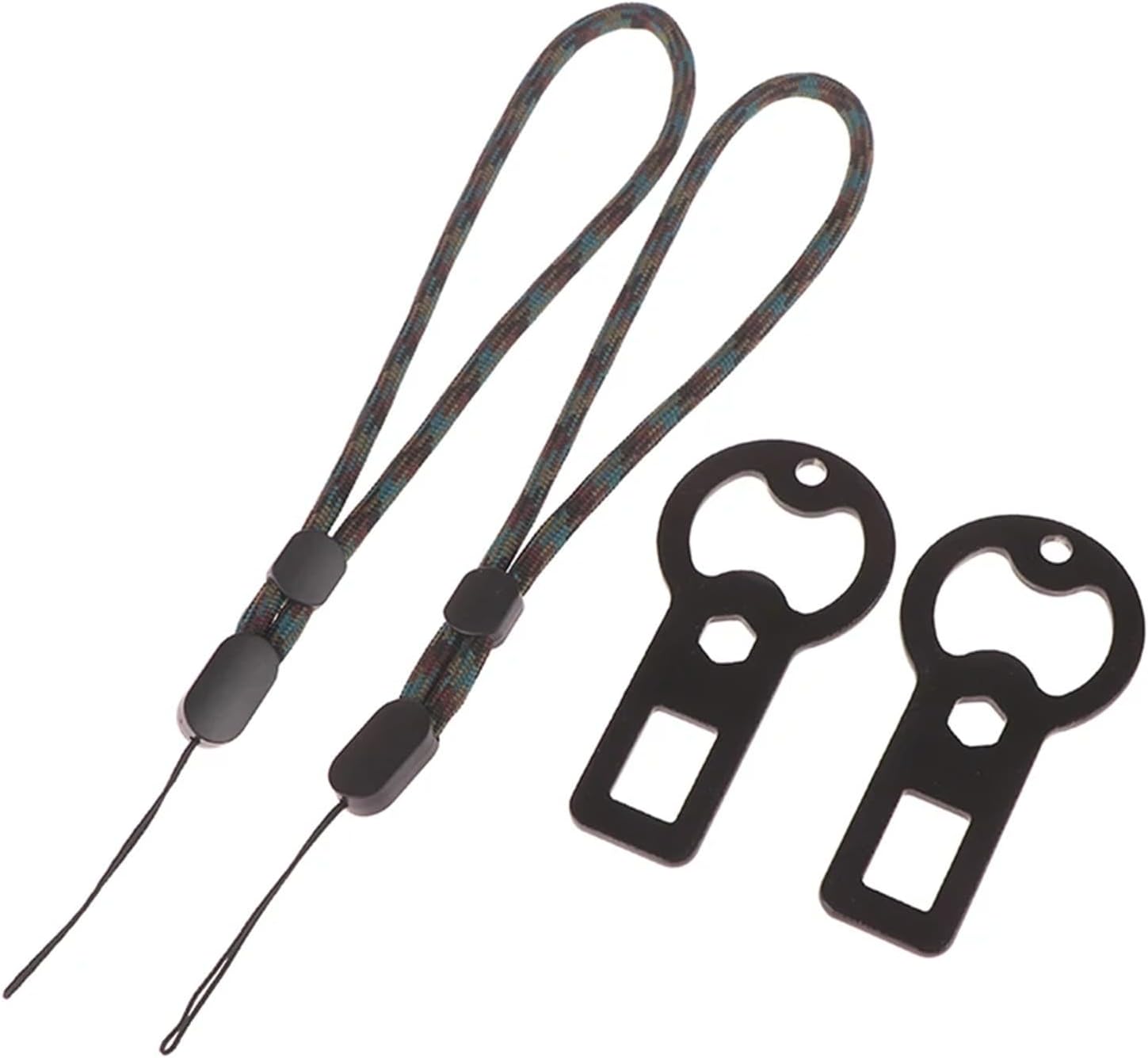 Manual Stainless Steel Bottle Opener Keychain with Lanyard, Multi-Use Bar Tool for Beer and Soda, Single or Double Pack for Home and Outdoor(2Pcs)