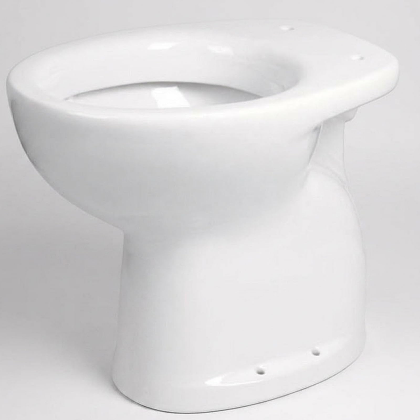Vaso a pavimento per disabili in ceramica bianca con scarico a parete - Idral Easy 10215