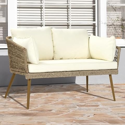 YITAHOME All-Weather Rattan Loveseat Cover