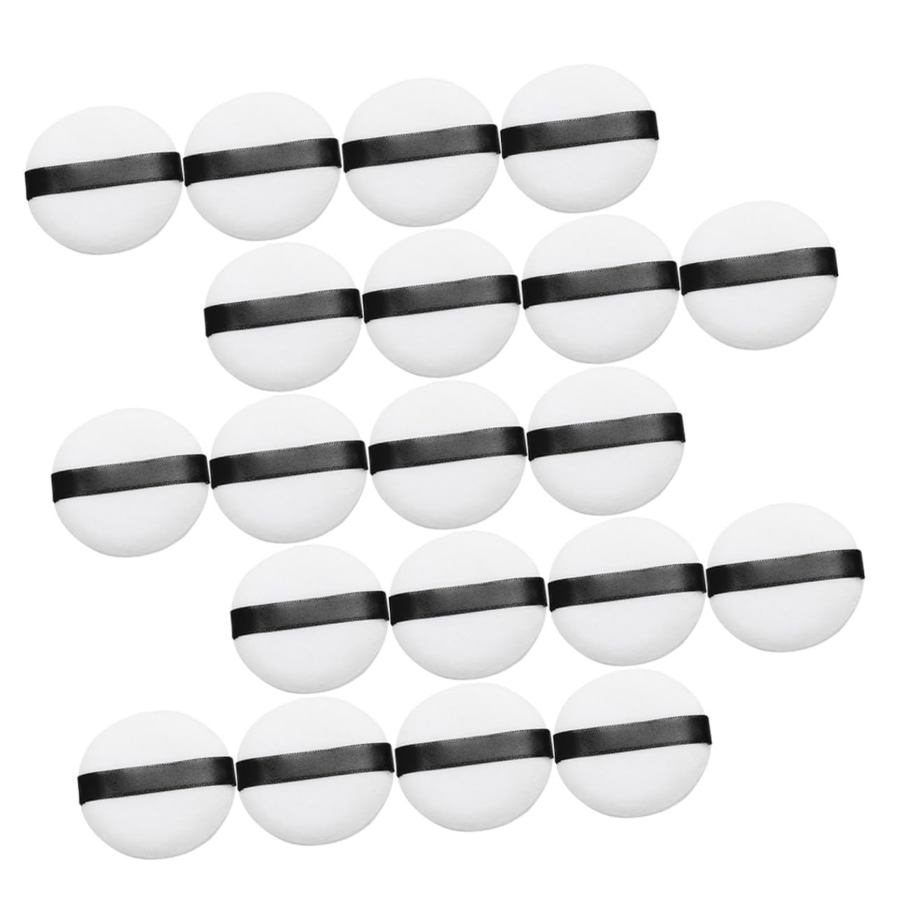 Healeved Cosmetics Puff 20pcs Small Makeup Sponges Flat Surface for Even Coverage