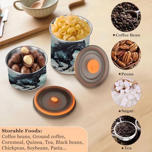 Envase hermético de acero para café 500 ml miniatura 5