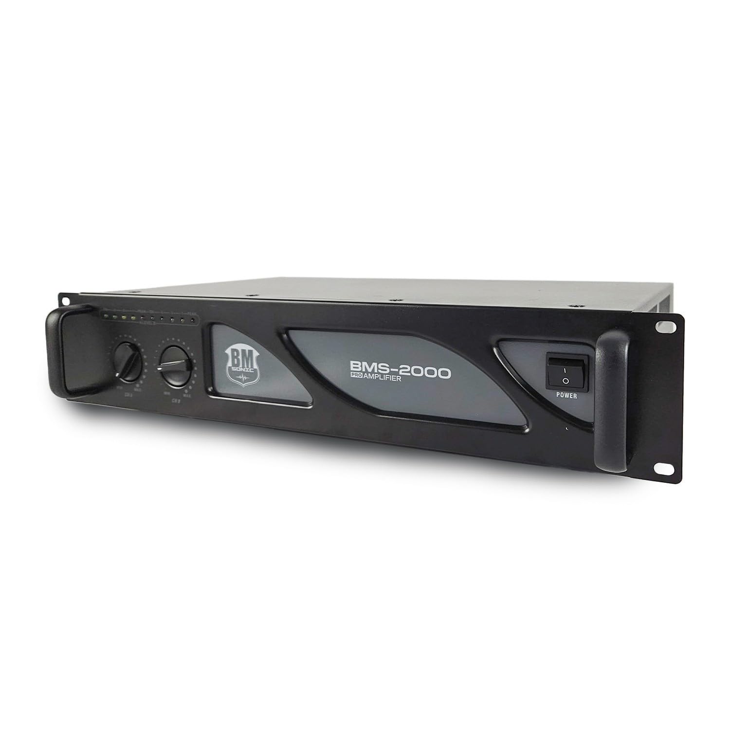 Amplificateur sonorisation DJ - BM Sonic BMS-2000-2 x 1000W - Technologie MOSFET avec Ventilation Continue