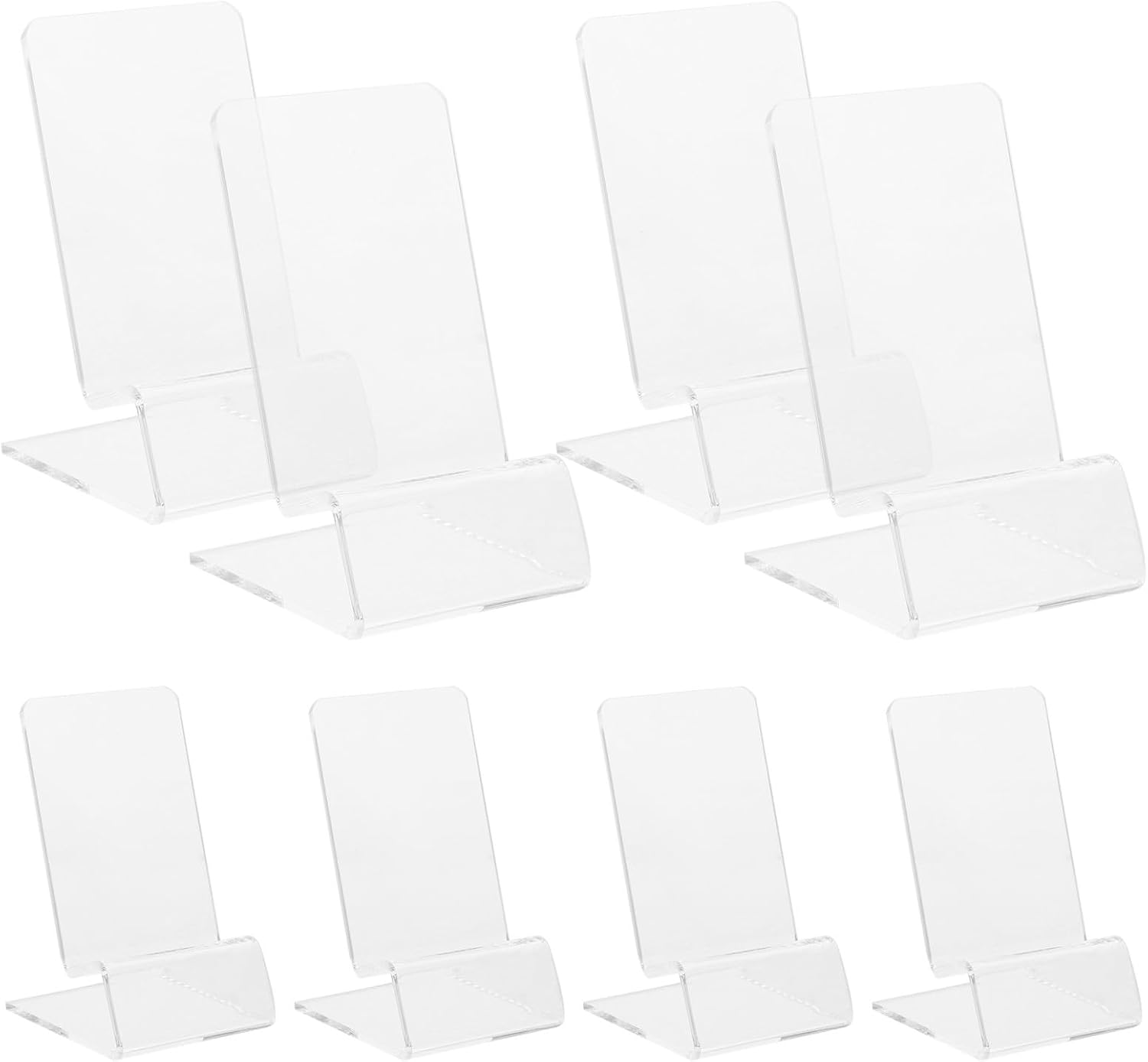 Toddmomy 10pcs Acrylic Cell Phone Desk Stand Holder for Office and Home Portable Phone Display Base for Smartphones Desktop Holder Accessories
