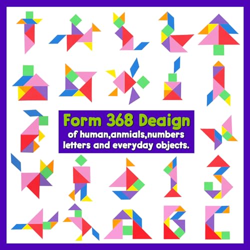 CZTCDP Travel Tangram Puzzles DROPS TO - image 6
