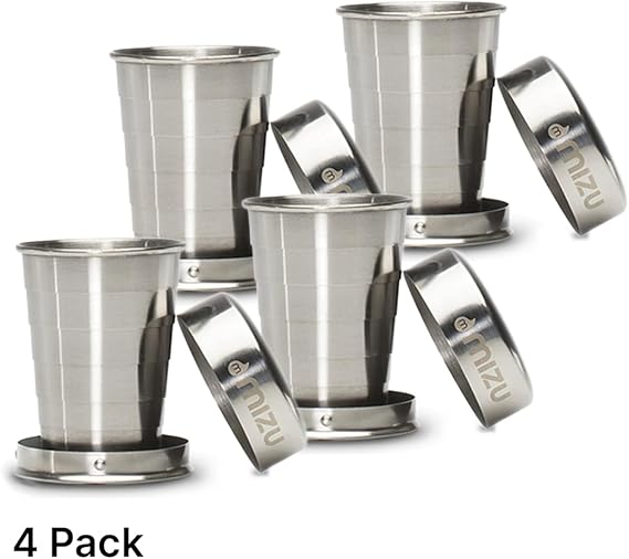 Mizu SHOT GLASS - Stainless - 4 Pack
