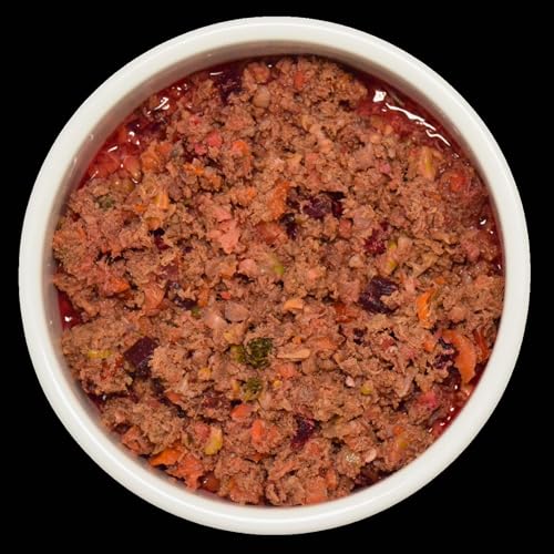 TACKENBERG Complete – Barf 2 Go-Menü vom Rind mit Balance Fit für Hunde, 500 g