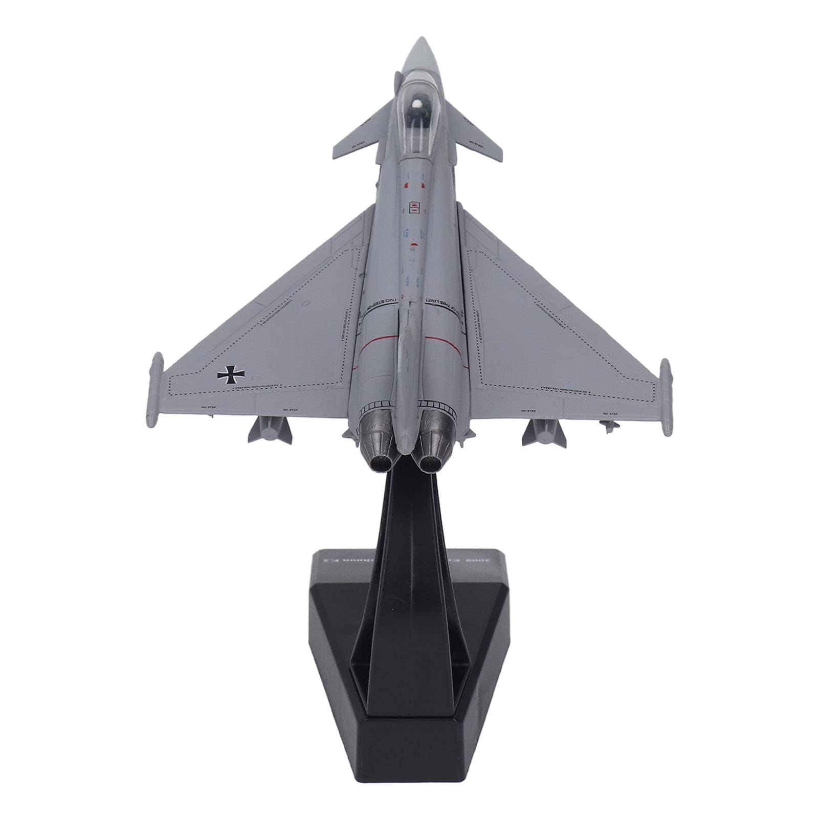 Modèle d'avion de chasse en alliage 1/100 Focket avec son support de présentation