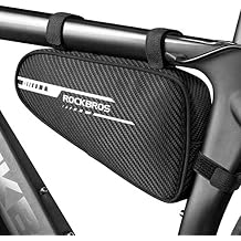 ROCKBROS Bike Bag Bicycle Frame Bag Bike Triangle Storage Bag Bike Accessories Pouch Cycling Pack for MTB Road Bicycle Accessories