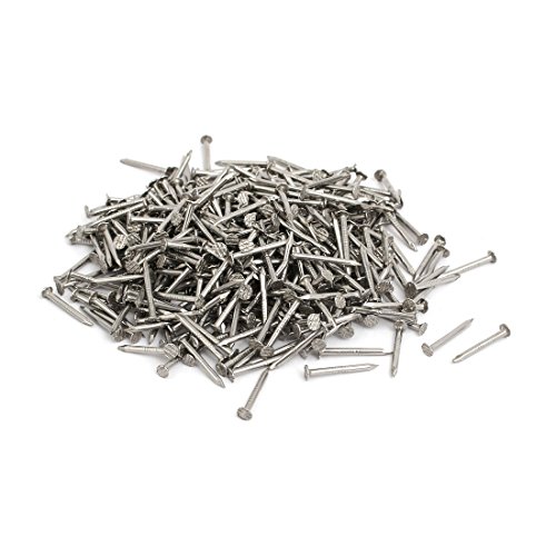 Aexit 0.5 Inch fastener Length 304 Stainless Steel Cement Wood Sliding Nail Silver Tone 500pcs Model:38as317qo654