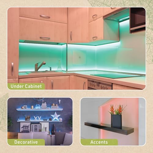 Tira LED RGBW Inteligente Multicolor 16ft con Control miniatura 5