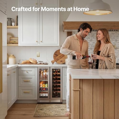 Luxury Home Bar Cabinet with Fridge