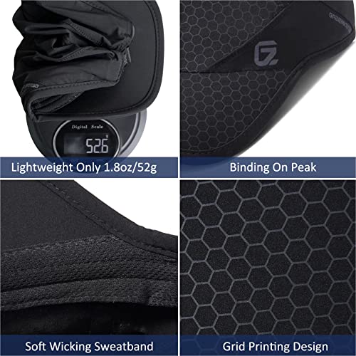 Gadiemkensd PT-51518 Sport Cap,Soft Brim Lightweight Running Hat Breathable Baseball Cap Quick Dry Sport Caps Cooling Portable Sun Hats thumb #4