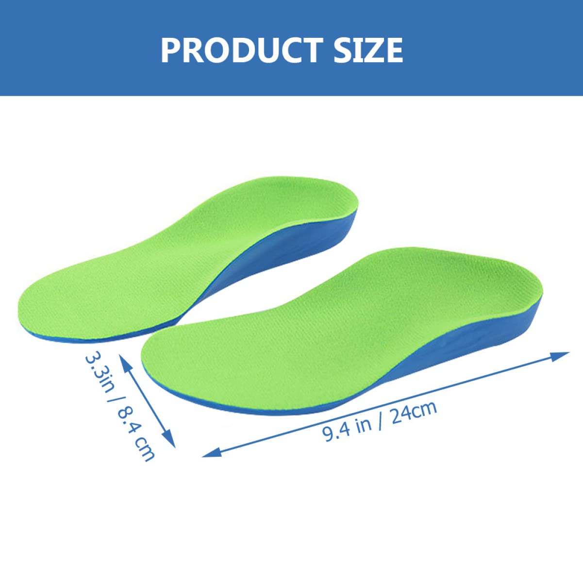 OATIPHO Foot Arch Support Insoles Breathable Correction Shoe Inserts for Boys and Girls