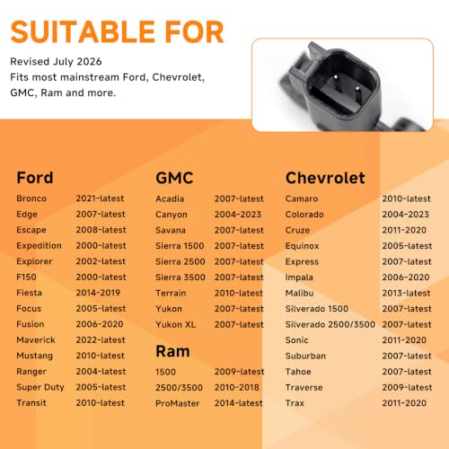 Image of Car Horn for Ford F150 Explorer Mustang /GMC /Chevrolet /Ram /Tesla 12V 130dB Dual Tone Electric Snail Auto Horn Waterproof