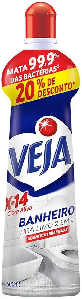 Tira Limo Veja Banheiro X14 500ml