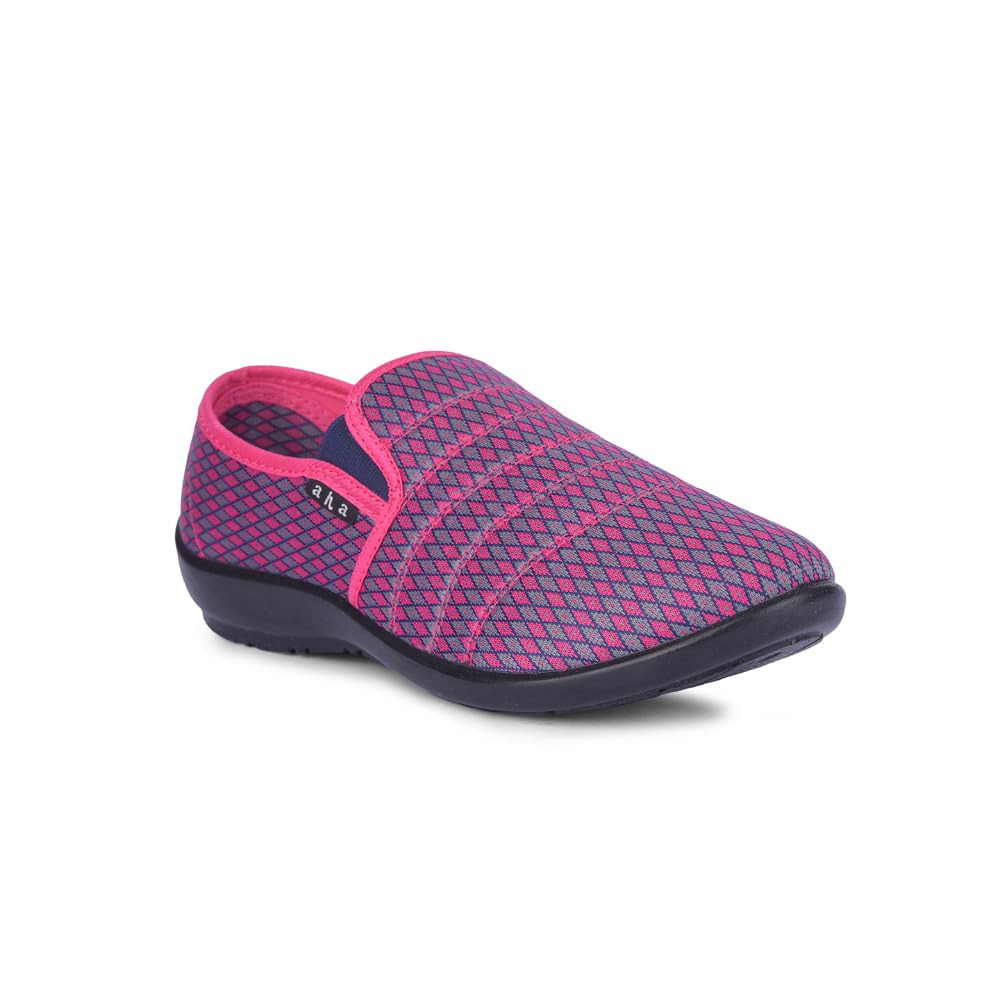 A-HA SELINA-103 Pink & Purple Casual Ballerina Shoes for Women-image-24