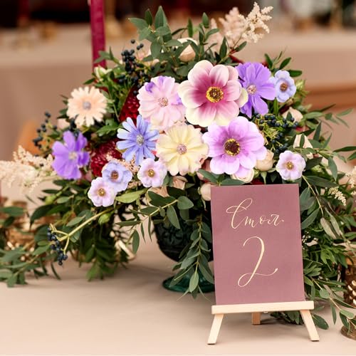 Cindeer WF-CINDEER-3941 217 Pieces Flower Mini Silk Heads Fake Rose Daisy Faux Flowers thumb #5