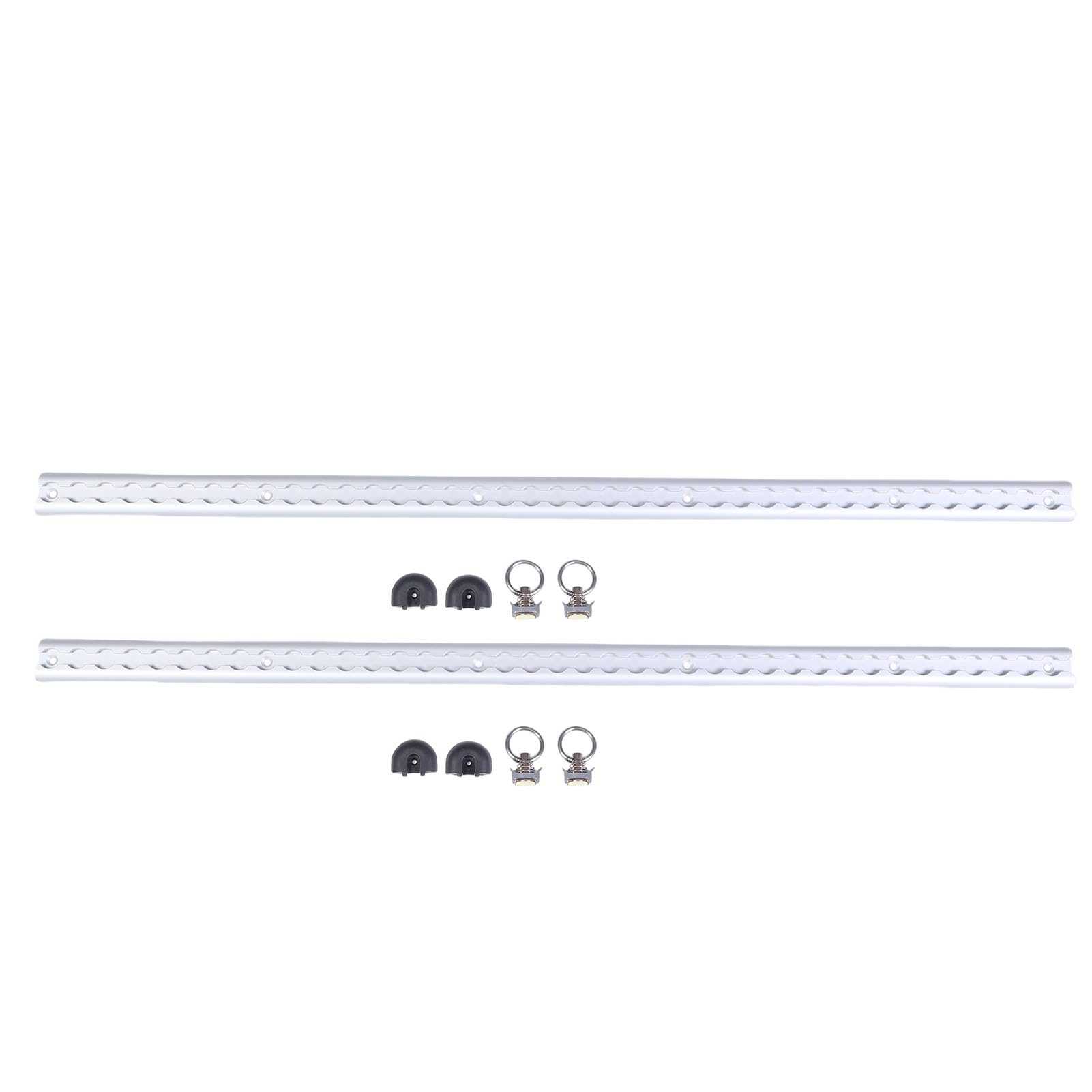 Bewinner Aluminiowy Zestaw do Mocowania Gąsienic L, 2 Sztuki Szyn (SILVER)