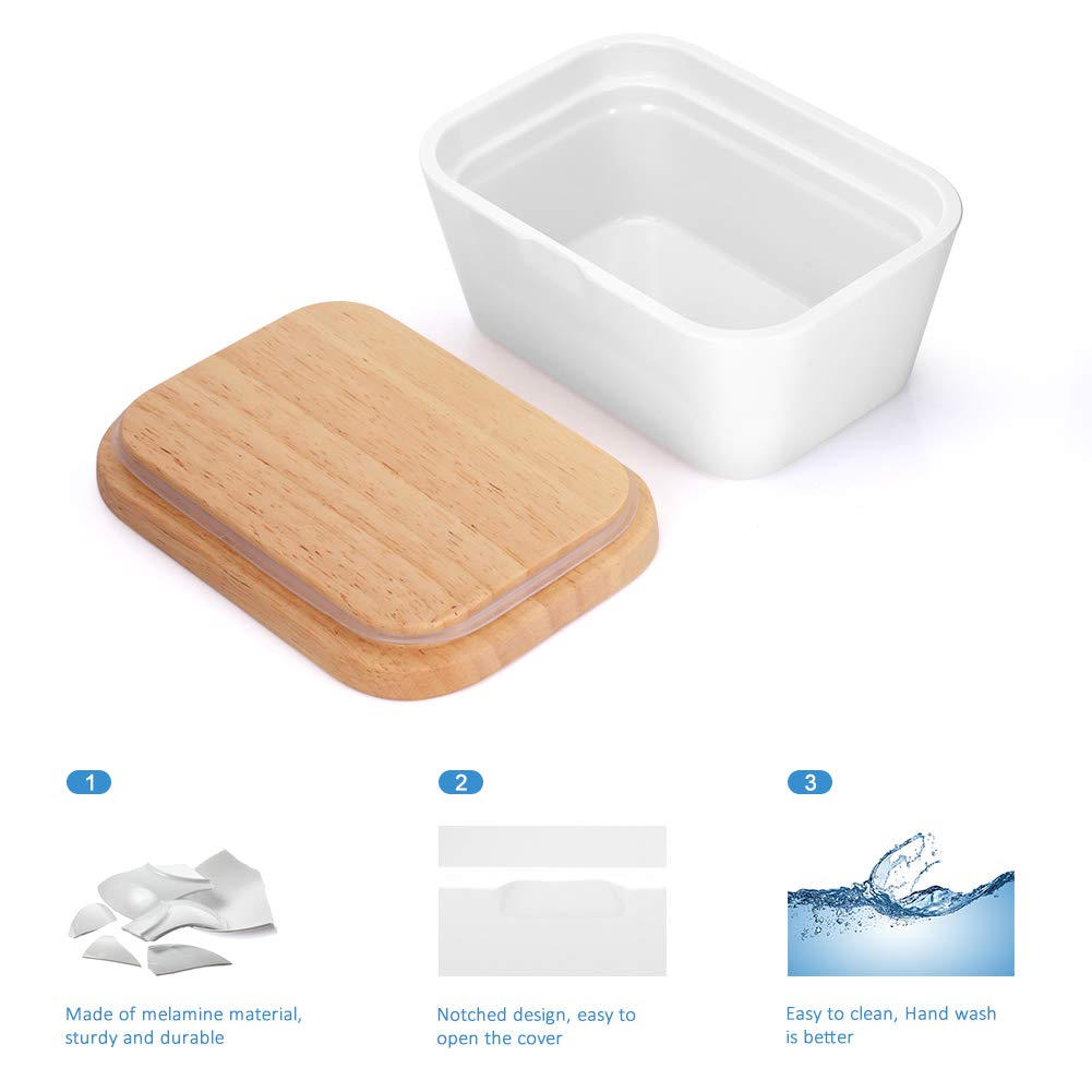 Butter Box Butter Dish Cheese Cutting Crisper Sealed Rectangular