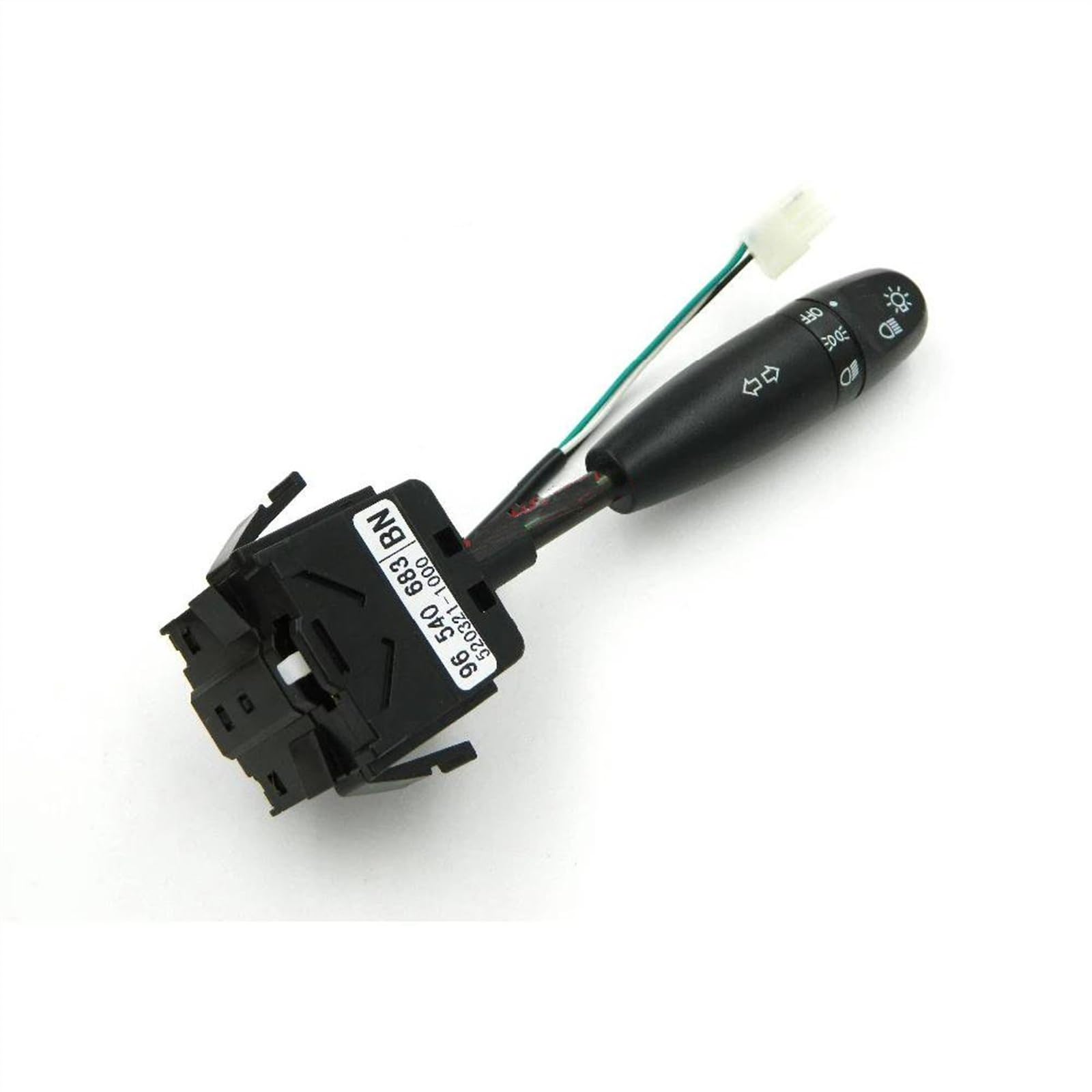 Compatible con Chevrolet Aveo 2004-2011 2008 2009 2010 para Aveo 5 96540683 Interruptor de Intermitentes para Coche Interruptor de Palanca de luz indicadora 96540684