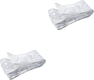 BESTOYARD 2 Peças Luzes De Natal Luzes Da Árvore De Natal Iluminadas Fita De Natal Fita De Árvore De Natal Fita Branca Faixa De Luz De Bateria Decoração De Casamento Ao Ar Livre Faixa De