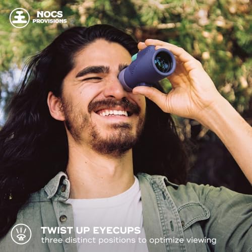 Image of Nocs Provisions Zoom Tube 8x32 Monocular, Bird Watching & Backpacking | 8X Magnification Telescope, Bak4 Prism, Wide Field of View for Wildlife Viewing