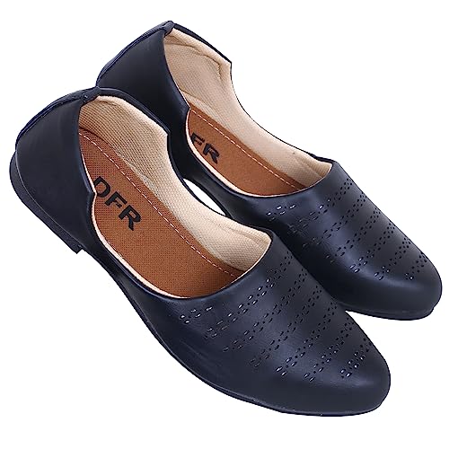 Image of DFR Men's Ethnic Juttis Mojaris & Casual Shoes Loafers