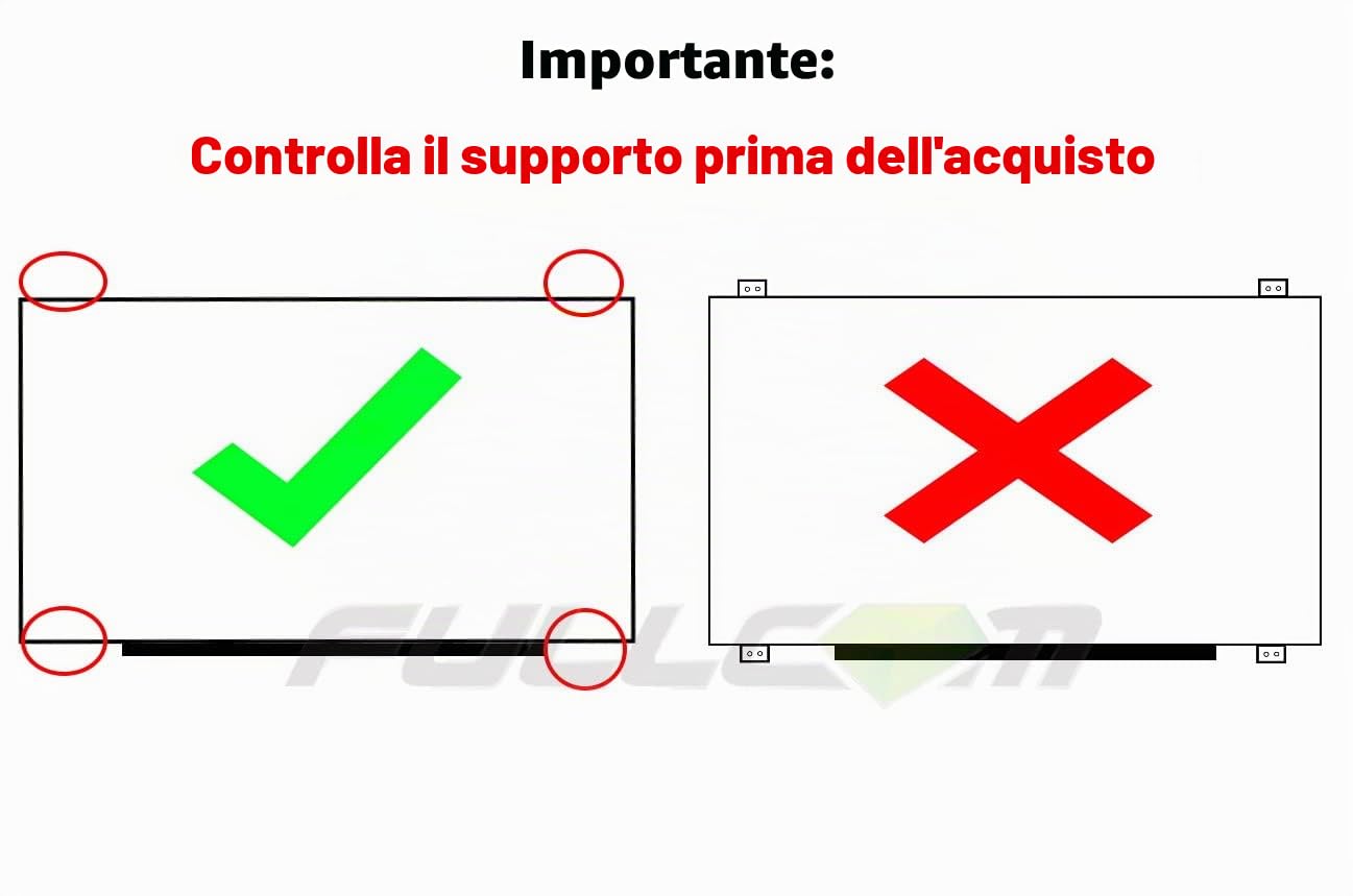 Nuovo schermo da 15,6" FHD 1920x1080 a 30 pin senza staffa compatibile con NT156FHM-N43, B156HTN06.2 N156HGA-EA3