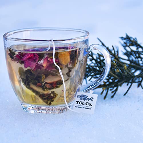 Image of TGL Co. Kashmiri Saffron Kahwa Green Tea (16 Tea Bags) | Saffron-Infused Aromatic Blend | Boosts Immunity & Energy | Supports Digestion | Relieves Stress | Rich & Exotic Flavor (Pack of 2)