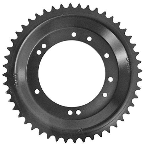 COURONNE CYCLO CHARVIN PGT 103 BATONS ALU GRIMECA 98 (10 TROUS) NOIR 48DTS