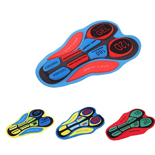 YIJU 4pc Soft Gel Ciclismo Shorts Pad Mulheres Homens Almofada Acessórios de Assento de Bicicleta
