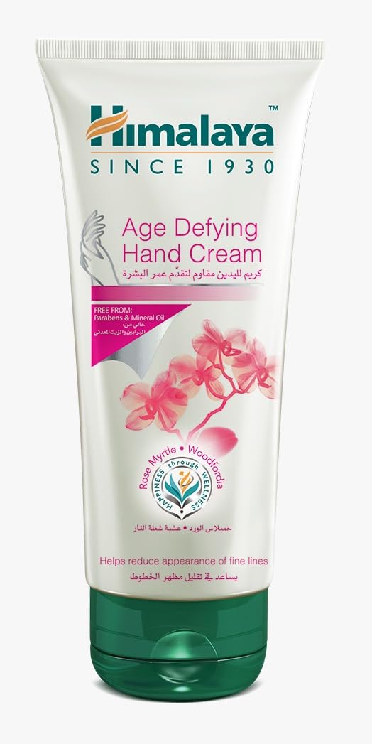 Himalaya Since 1930 Age Defying Hand Cream with Rose Myrtle and Woodfordia, 100 ml