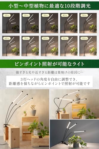 Garage Brand Product 植物育成ライト LED GBP-061 の商品画像 3