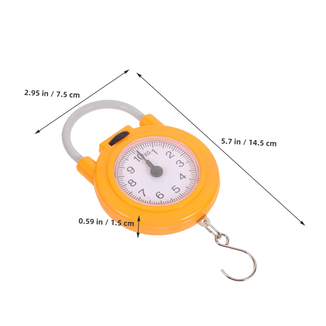 GALPADA Hang Scale Portable Weighing Machine Handheld for Boys and Girls Kitchen Travel Small