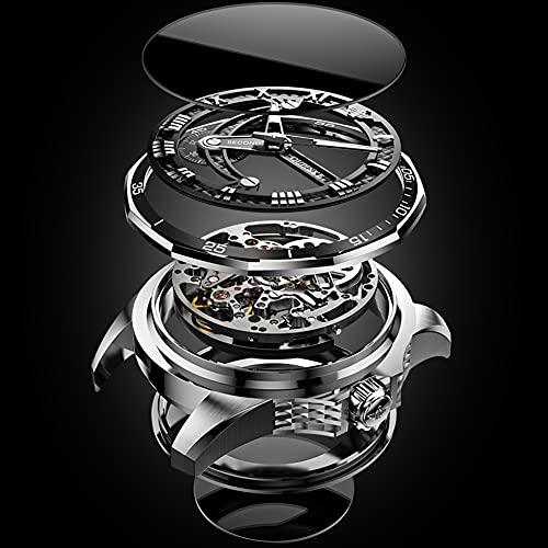 Image of OLEVS Watches Men Waterproof Luxury Big Face Mens Watch Stainless Steel Quartz Analog Dress Watches for Men Luminous Multifunction Man Watch Relojes De Hombre