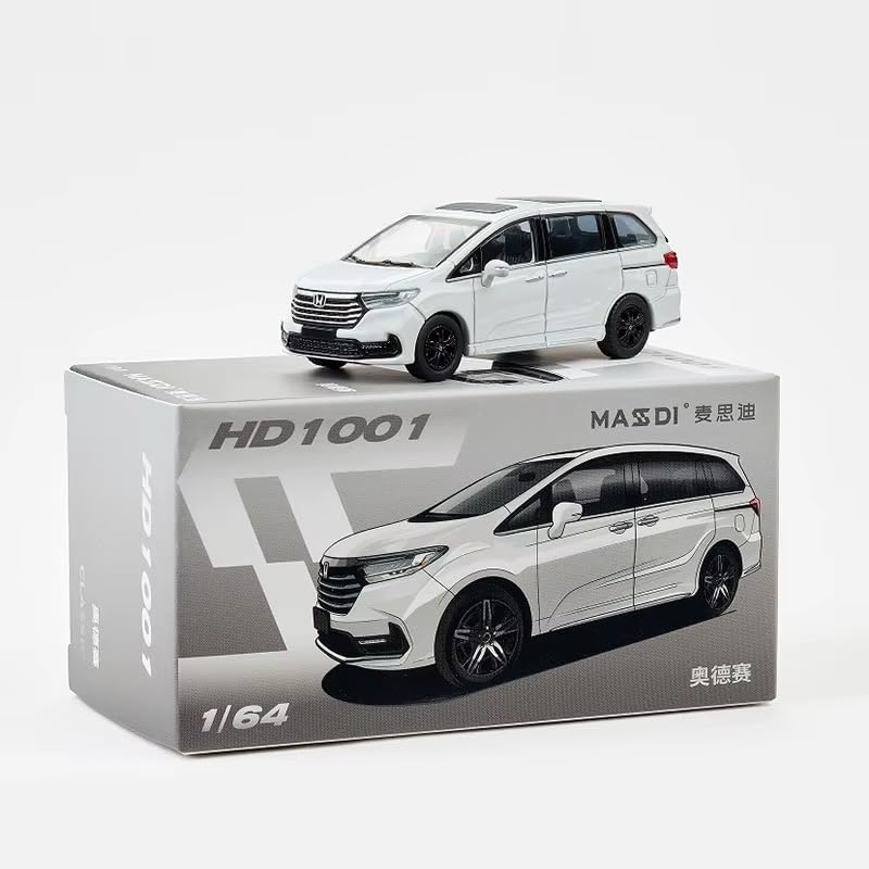 MASSDI 1/64 オデッセイ 3個セット Amazon | MASSDI 1/64 ホンダ オデッセイ RC5 ミニカー ホワイト