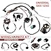 Complete Wiring Harness Kit Electrics Wiring Harness Stator Coil CDI Wiring Harness Solenoid Relay Spark Plug for 4 Wheelers Stroke ATV 50cc 70cc 110cc 125cc Go Kart Quad Dirt Buggy Bike Parts (black)