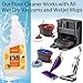 Aolleteau Floor Cleaner Compatible with All Robot Vaccum and Mop, Wet Dry Vacuums With Mopping and Wetjet Mops, 16.9 FL.oz, Concentrate, Dilution Ratio 1:200, Orange Scent