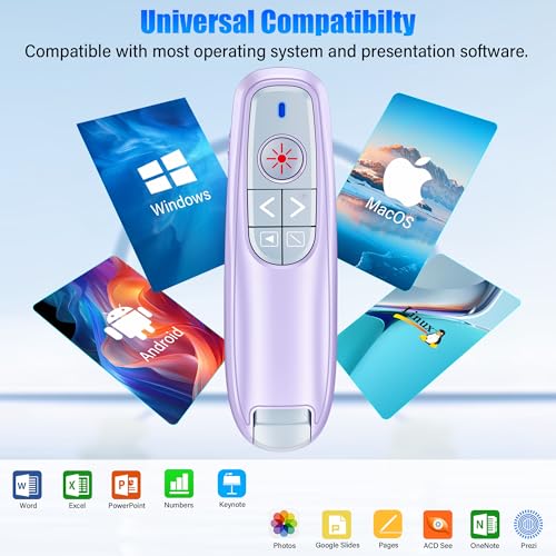 50% Off Wireless Presentation Clicker with Laser Pointer & USB-C